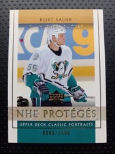 2002-03 Upper Deck Classic Portraits NHL Proteges #104 Kurt Sauer 83/1500 RC