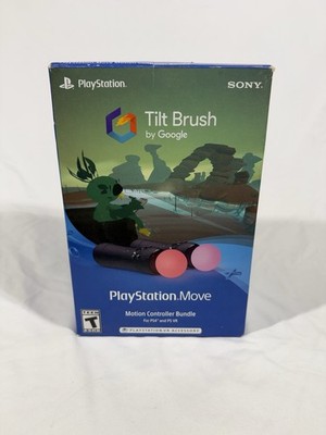 Sony PlayStation Move PS3 Bundle (Open Box) Controller, Tilt Brush By Google VR