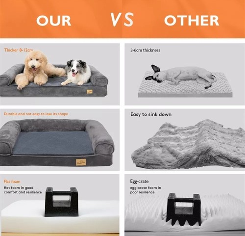 BingoPaw XL Orthopedic Dog Bed Memory Foam Washable - Picture 3 of 7