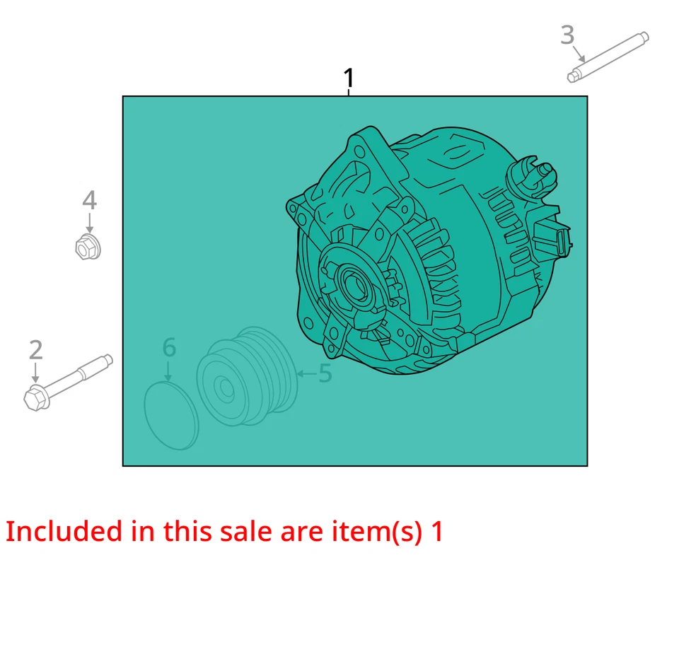 Alternador Mustang Sku 2016 #3897934 Foto 3 de 4