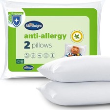 Silentnight Anti Allergy Pillow Pack of 2 - Medium Support Anti Bacterial Two