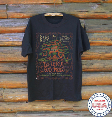 Leftover Salmon Band Live At From The earth T Shirt Size S-5XL