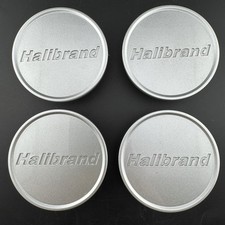 Halibrand Wheels Set Of 4 Center Caps Wheel Hub Covers Good Clips Nice 63mm