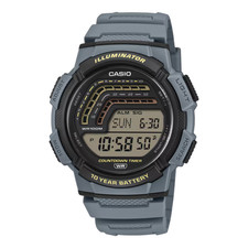 Casio WS-1800-2AV Digital Sport 100M WR Alarma Retroiluminación LED Cronómetro Doble Hora