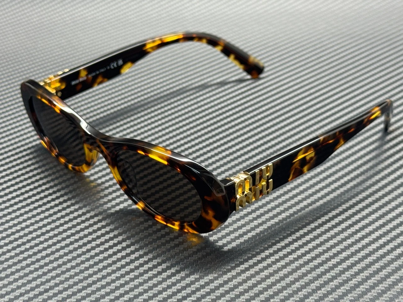 Miu Miu — MIU MIU MU 06ZS VAU06B Havana Dark Brown Women's 50 mm Sunglasses