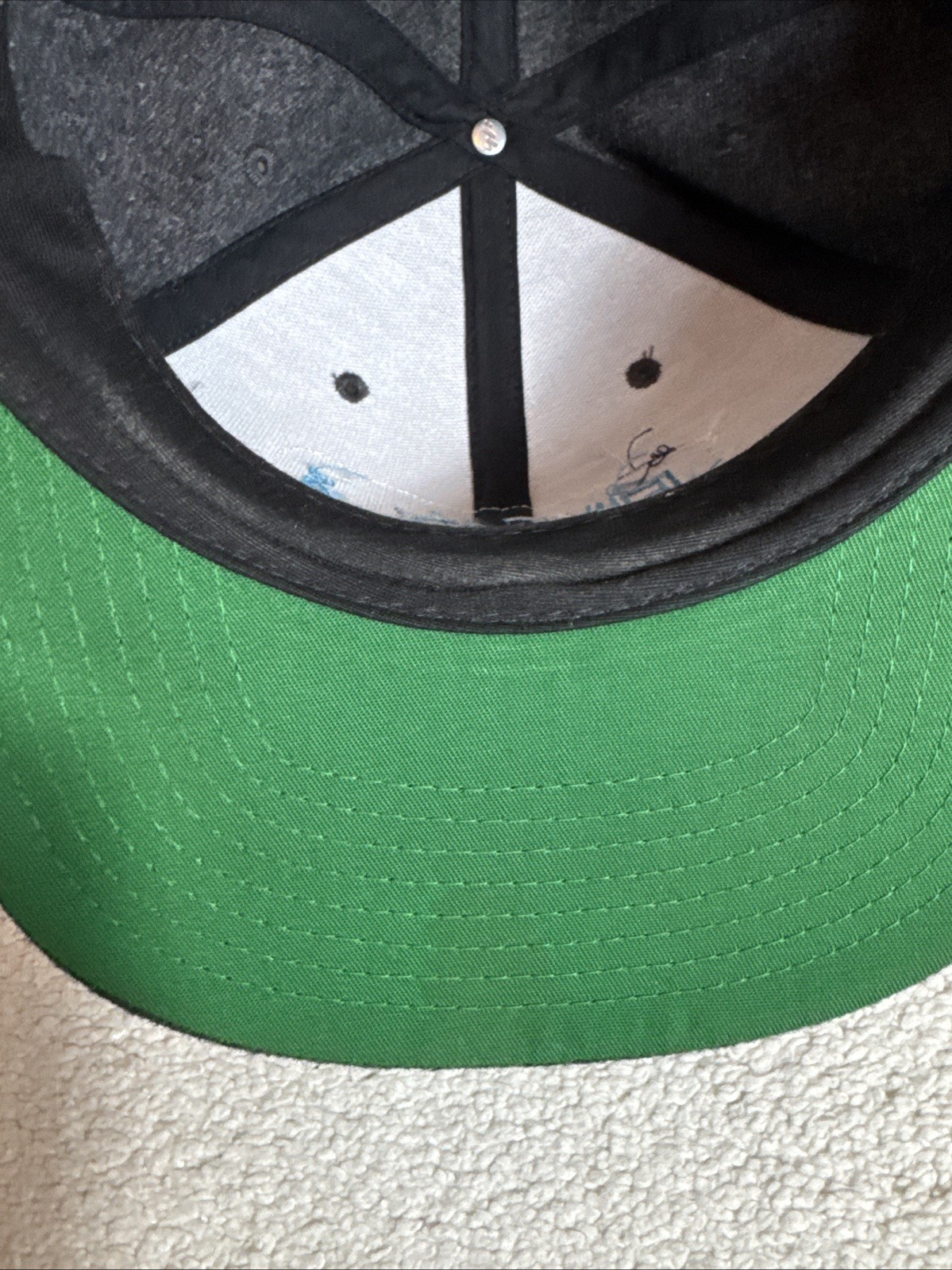 Five Shores Brewing Patch Snapback Hat Cap-Wool B… - image 7