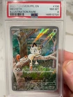 Pokemon Meowth #106 Phantasmal Flames Holo PSA 8