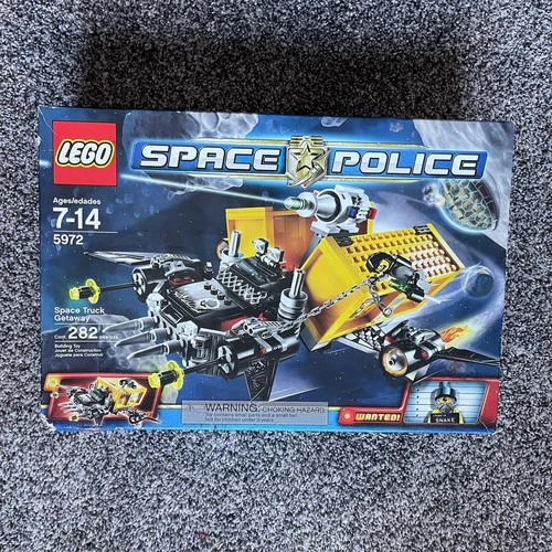 LEGO Space Police 5972 Space Truck Getaway NEW SEALED MISB 2009 Box Wear