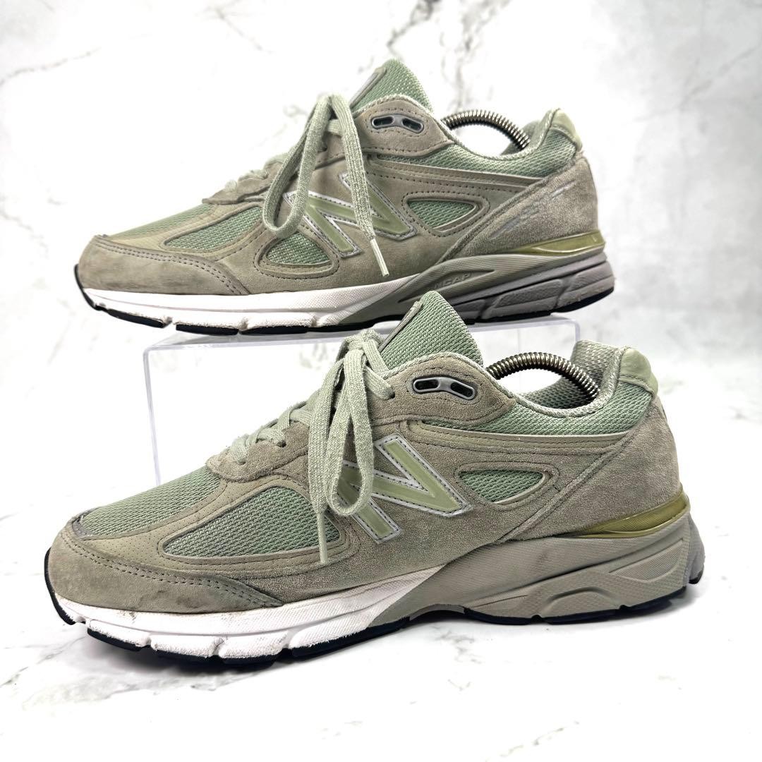 New Balance 990V4 Mint Silver US 8 Men Made in USA Rare Color Sneakers image 5