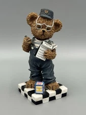 September Teddy Bear Figurine Kuddles Korner Home Interiors And Gifts 2002