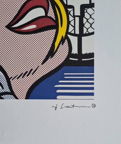 ROY LICHTENSTEIN * Shipboard Girl *50 x 35 cm*signed lithograph*limited # xx/150 - Picture 6 of 8