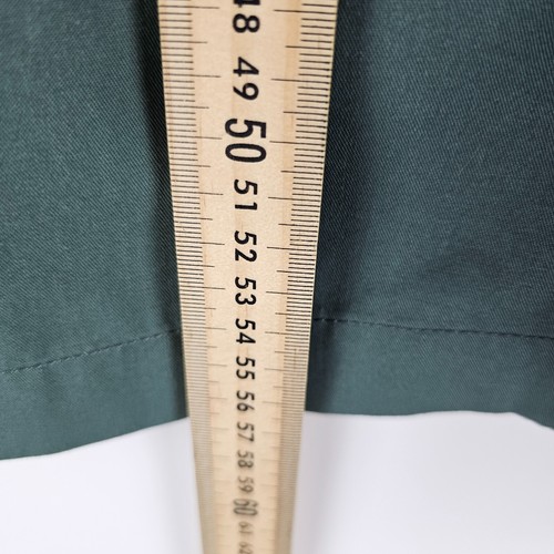 RVCA Shirt Womens Size L Green Button Front Cropped Short Sleeve Top Collar NWT - Picture 7 of 8