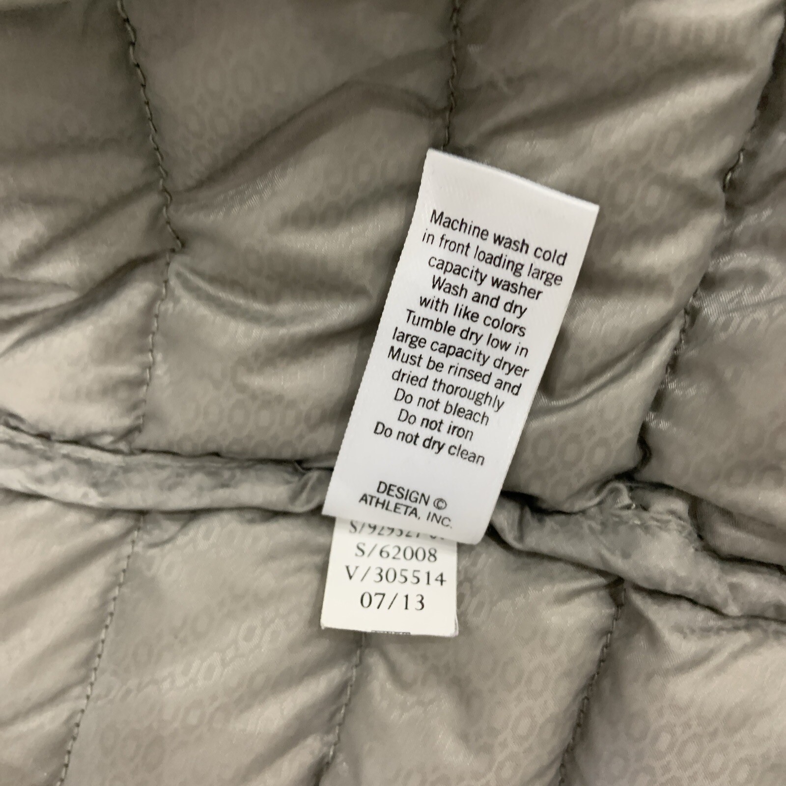 Athleta Down Jacket Lightweight Quilted Winter Si… - image 10