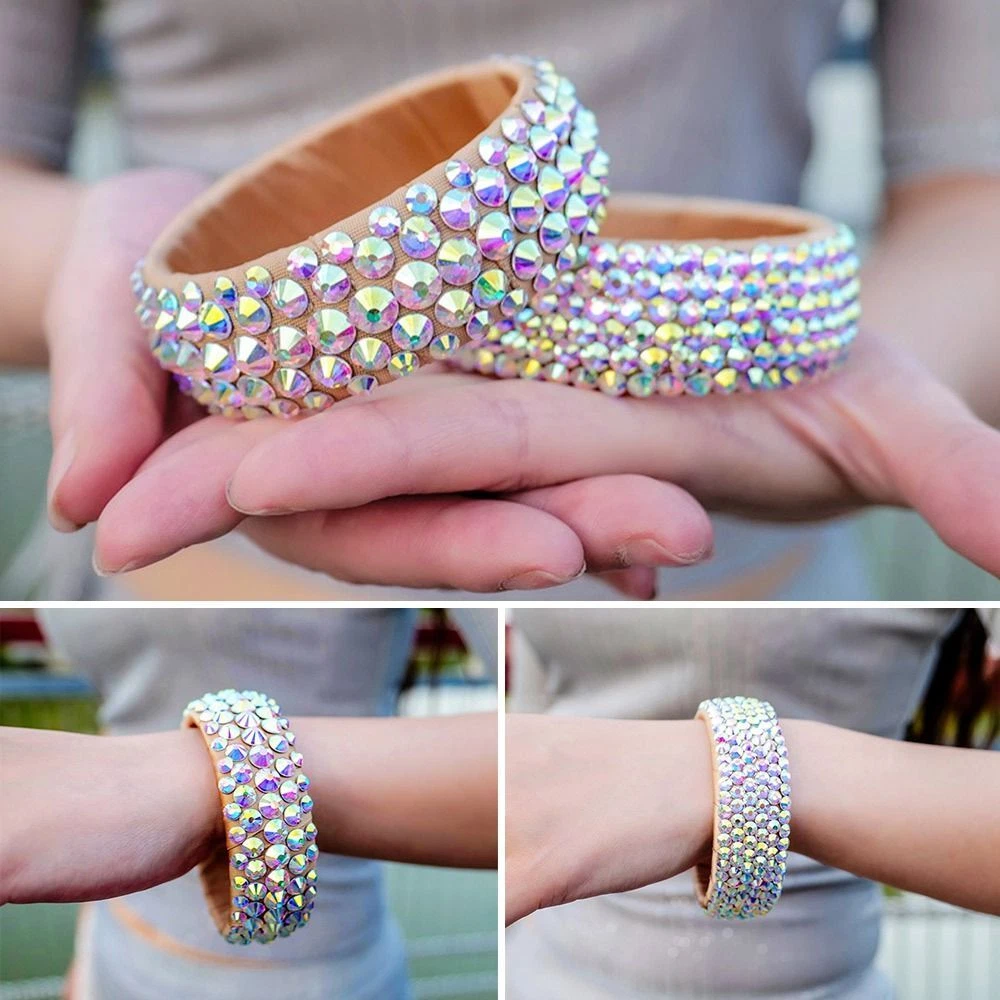 Diamond Jewelry Belly Dance Hand Cuff Bracelet Wristlet