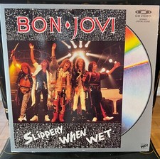 Bon Jovi Slippery When Wet, Laserdisc, Six Videos, LD