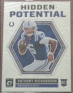 ANTHONY RICHARDSON 2023 Optic Hidden Potential Rookie RC #HP-AR Colts