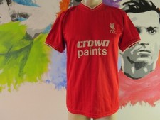 Vintage Liverpool ScoreDraw remake 1986 1987 home shirt size S CrownPaints