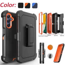 For Samsung Galaxy A15 5G Cell Phone Case Shockproof Heavy Duty Cover+Belt Clip