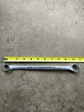 Vintage =Craftsman= 11/16" x 13/16" 12 Point Offset Double Box End Wrench USA