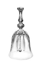 Cut Crystal Barski Made in Europe European Quality Glass 6.25H Hand Cut Bell