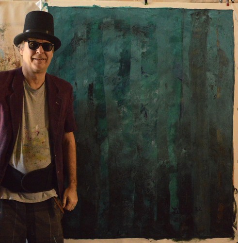 Mark Little Original, Gemälde, 54""x44"" Acryl, Abstrakt, 48,36, extra groß, riesig, XL