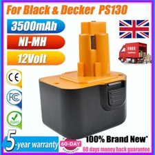 3500mAh Battery for Black&Decker Firestorm PS130 PS130A A9252 A9275 12V Cordless
