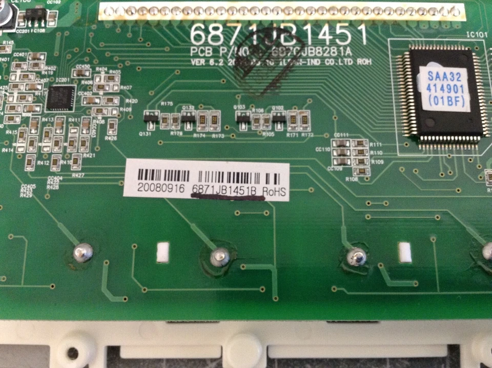 Placa de control dispensadora de refrigerador LG Kenmore 6871JB1451B MCR42340901 Foto 3 de 3