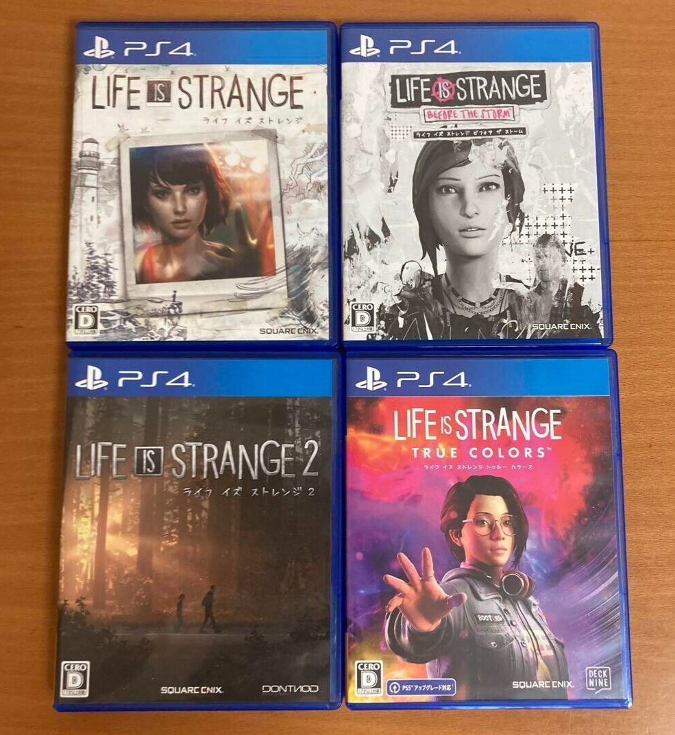 Lot 4 Life is Strange 1 2 Before the Storm & True Colors Set PS4