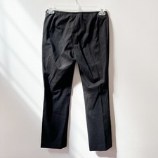 Vtg Y2K INC International Concepts Dress Pants Black Cotton Spandex Straight 4P