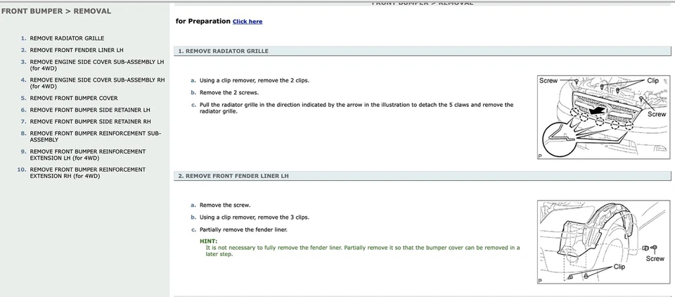 Toyota Hilux  (2005-2013) manuale officina su cd   - Immagine 4 di 4