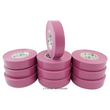 10 Rolls Purple Vinyl PVC Electrical Tape 3/4" x 66' Adhesive - Free Shipping