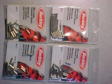 4 Packs of 25 Berkley Wire Leader Connector Sleeves Size 4 60-80  lb. 100 TOTAL