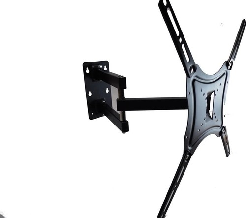 Supporto staffa TV a muro da 14" a 55" porta tv telescopico capacità 20kg - Foto 2 di 8