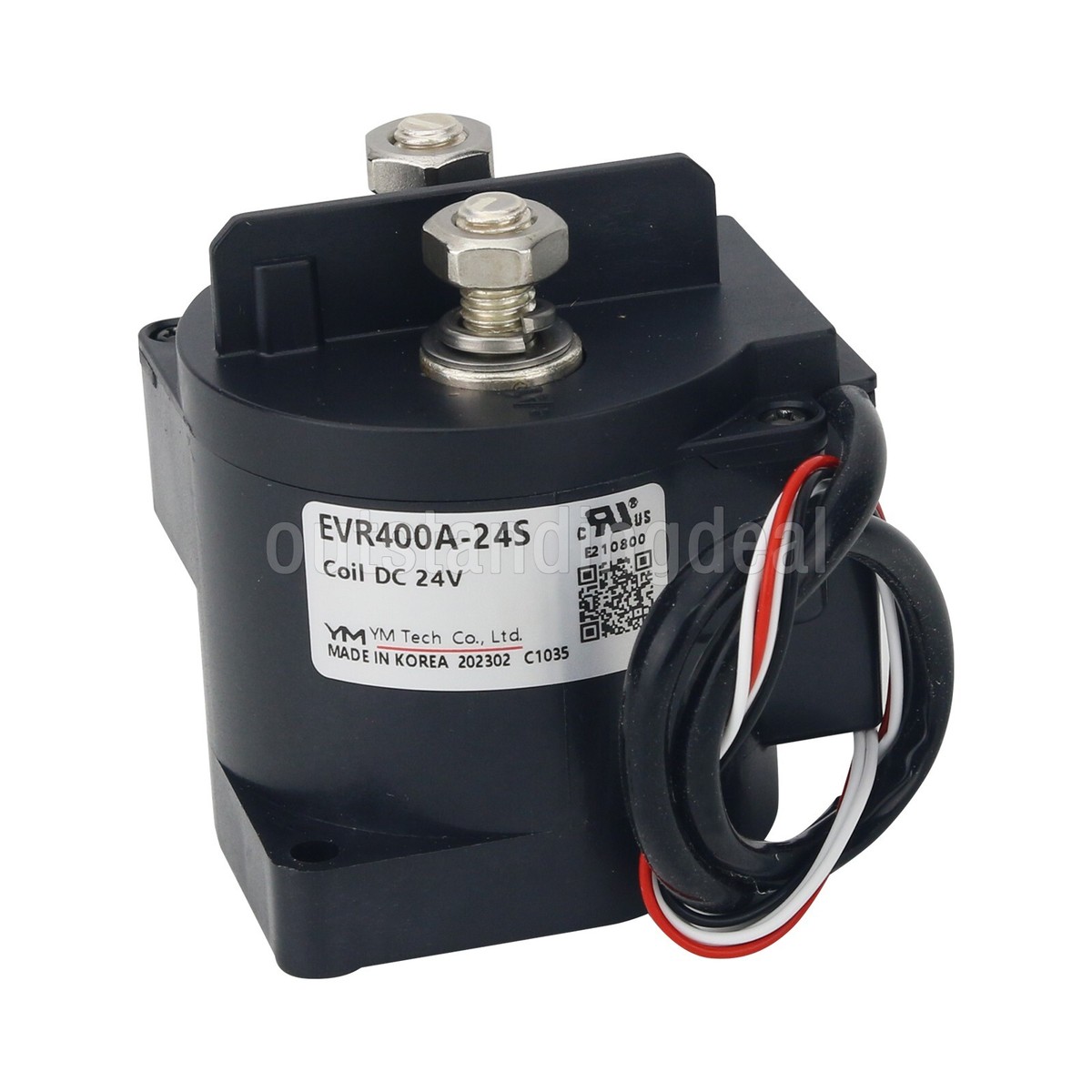 4-Wire EVR400A-24S Coil 24VDC 320V/400A Electromagnetic Relay for