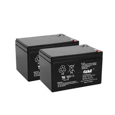 2 Pack Casil 12v 12ah F2 Sealed Lead Acid AGM Rechargeable Deep Cycle Battery