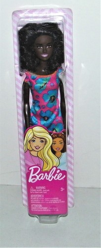 Mattel 2018 Barbie GDY32 African-American Doll in Multicolor Party Dress NEW - Picture 2 of 4