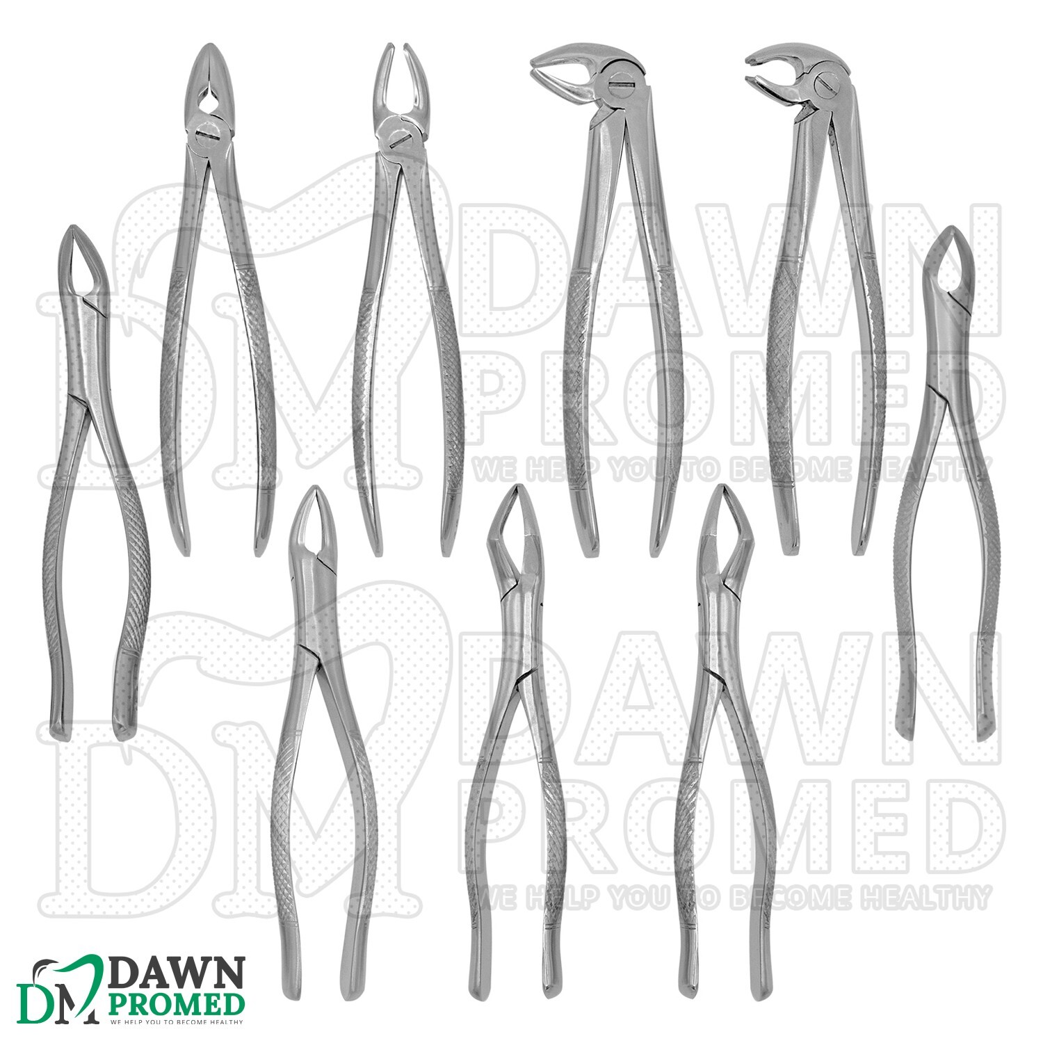 75 Pcs Oral Dental Extracting Surgery Kit Elevator Forceps Set German Grade eBay