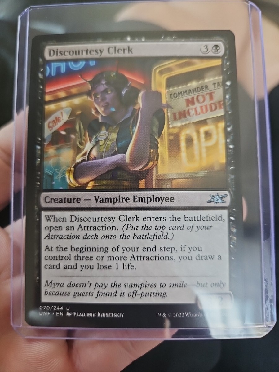 MTG UNF Discourtesy Clerk PACK FRESH 70/244 Magic the Gathering FREE  SHIPPING | eBay