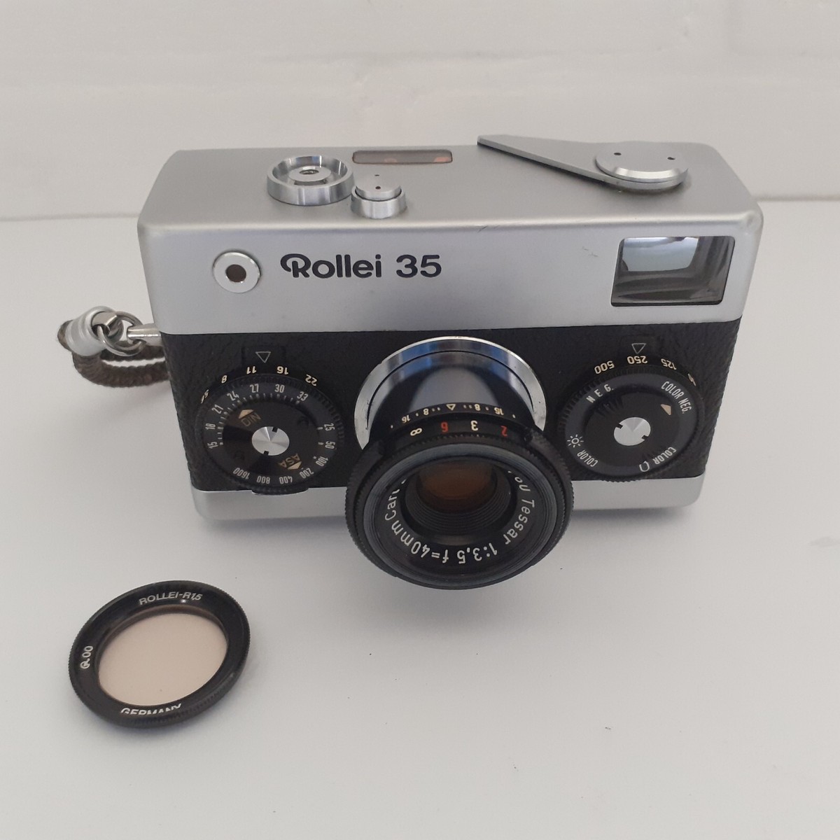 フィルムカメラ Rollei 35 Tesser 40mm f3.5 Singapore Rollei 35 Film Camera, Carl Zeiss Tessar 40mm f/3.5 Lens