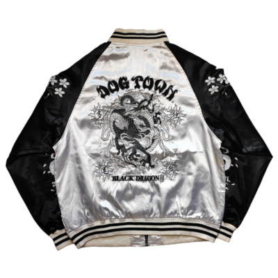 Vintage Dog Town Black Dragon Sukajan Souvenir Jacket | eBay Vintage Dog Town Black Dragon Sukajan Souvenir Jacket | eBay
