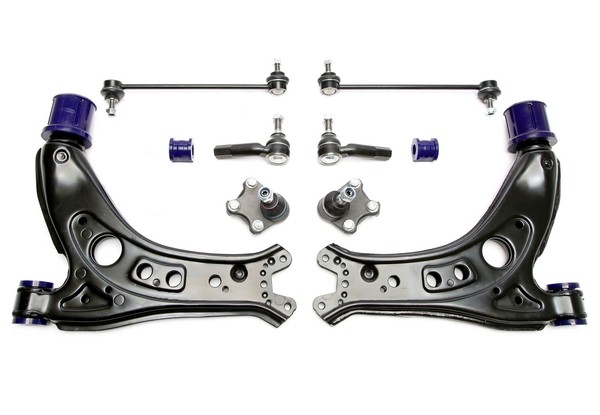 TA Technix Querlenker Set Mit PU Buchsen Passend FüR VW Polo 9N-image