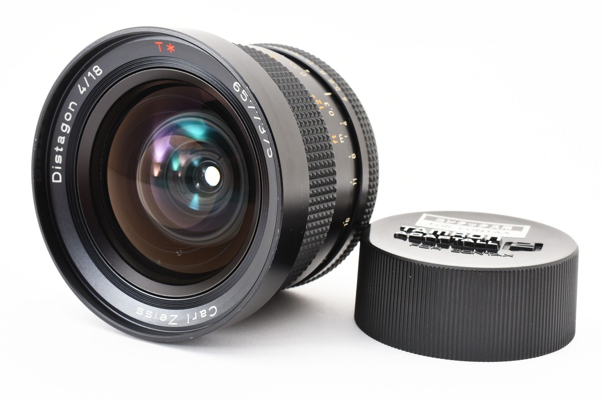 Contax Distagon 18mm f4 AEG コンタックス レンズ Near MINT] Contax Carl Zeiss Distagon 18mm f/4 AEG Lens C/Y From