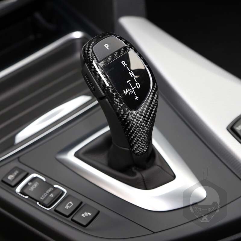 Unbranded Carbon Fiber Automatic Shifter Knob – Fits BMW F20 F22 F30 F32 F10