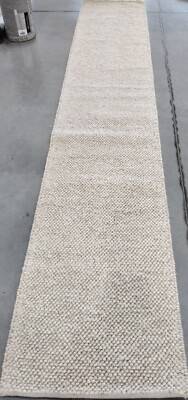 BEIGE / IVORY 2'-3'' x 13'-0'' Back Stain Rug Reduced Price 1172755885 NAT425B-213