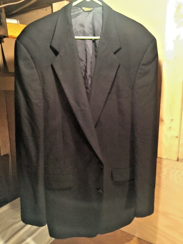 Blazer Men's Navy Blue Palm Beach Check Wool Jacket Sport Coat