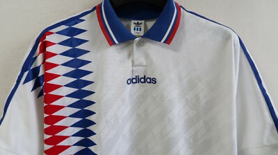 adidas - 80s 90s USA製 adidas ユニフォーム サッカー シャツ 白 XL adidas - 80s 90s USA製 adidas ユニフォーム サッカー シャツ