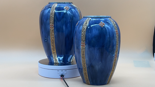 Antique pair of Florrie Jones Royal Doulton Pottery vases. 8565A. c1910. - Video 1 of 1