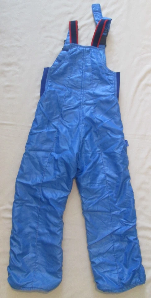 Snoopy синий детский снег нагрудник комбинезон размер 6 на молнии карманы, эластичные стороны ~ изящный - Изображение 3 из 4