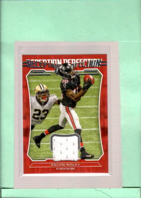 2021 Panini Playoff Reception Perfection #6 Calvin Ridley NM-MT MEM Fal ID:52621