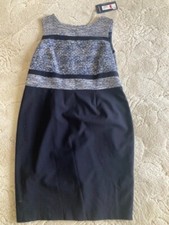 M&S navy shift dress perfect for work or formal occasions
